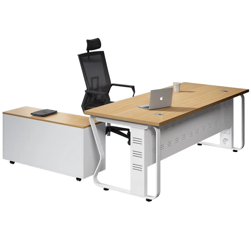

Boss's Office Desk Simple Modern CEO's Office Desk Manager's Office Chair Combination Large Single Person Office Furniture
