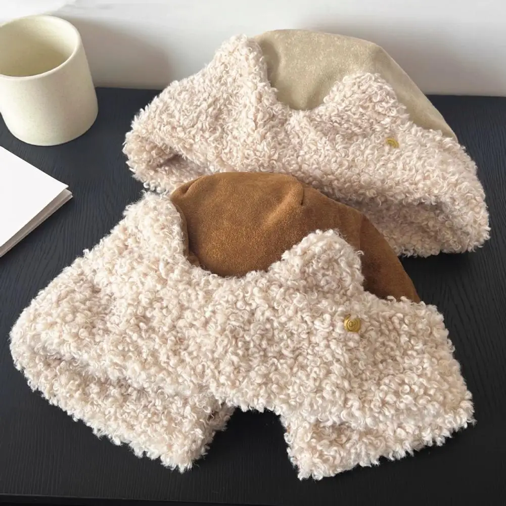 Women Winter Hat Cat Ear Hat Cat Ear Sherpa Fleece Hat for Women Windproof Winter Ear Protection Cap Thick Warm for Outdoor
