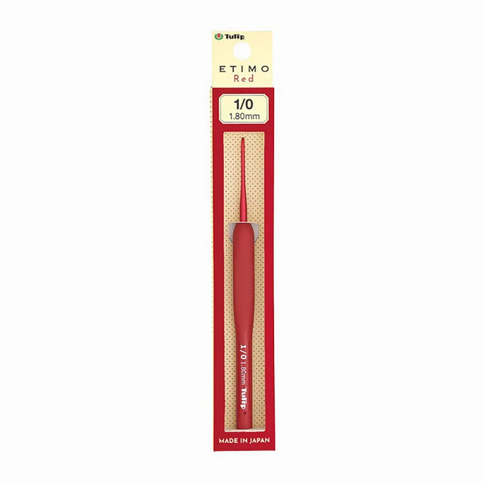 7Pieces Original Tulip Etimo Red Crochet Hooks Set Tulip Crochet