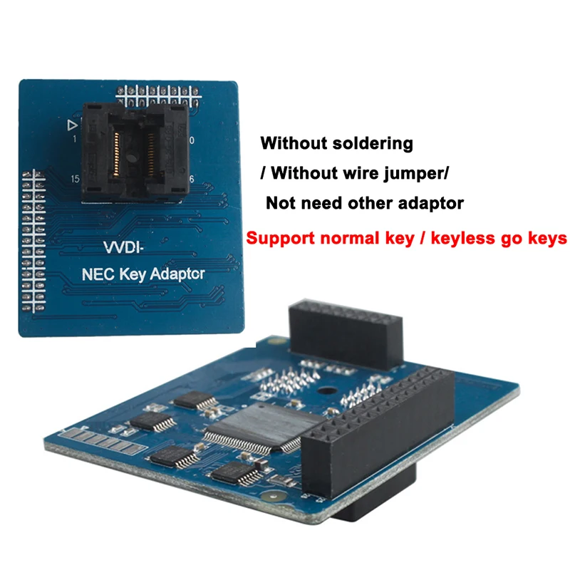Xhorse VVDI MB NEC Key Adaptor For Xhorse VVDI MB V51 V57 V28 V35 BGA Tool Programmer Without Soldering No Battery Keyless Go