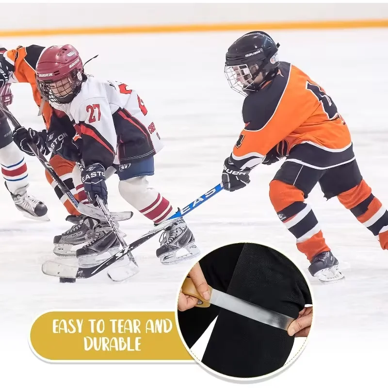 Fita de Hóquei YITAPE 25mm*25M, Protetor de Lâmina de Hóquei em Tecido Premium Antiderrapante para Equipamento de Patinação