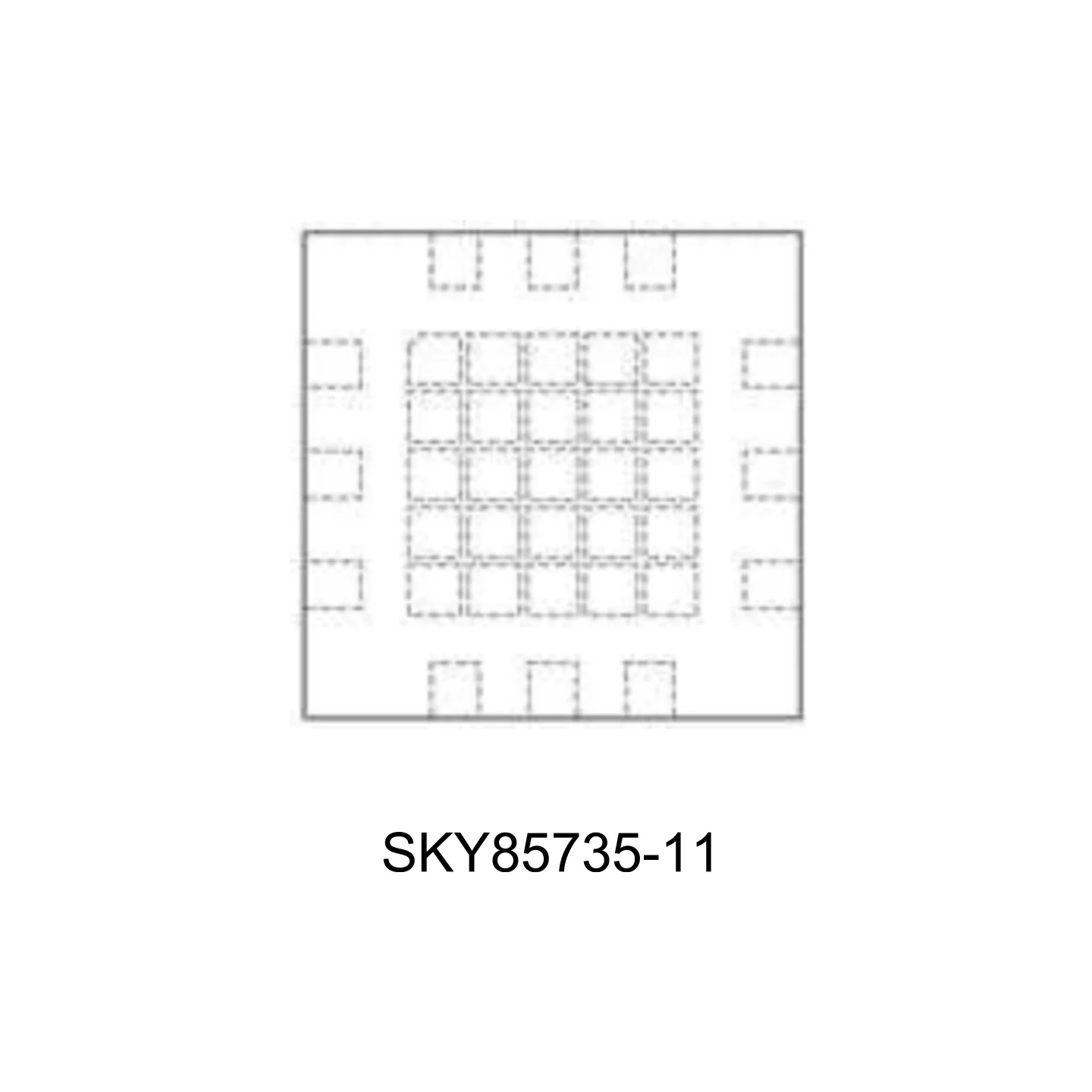 

141Pcs Sky85735-11 Skyworks 802.11Ac, Wlan Mcm-12 Surface Mount 2Mm*2Mm*600Μm Radio Frequency Wireless Rf Front End