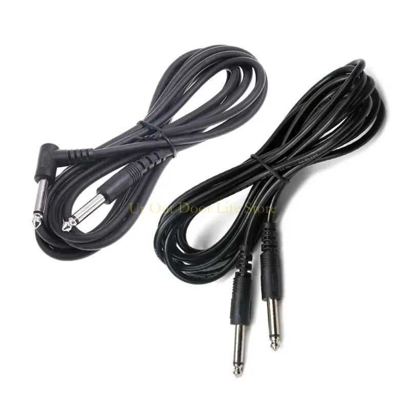 77UF 1/4 Inch Male TRS Speaker Amp Cable for Guitar, Bass, Amplifier, Keyboard