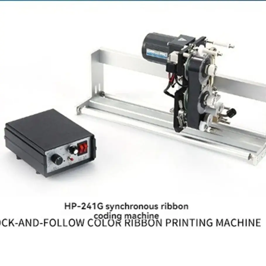 HP-241G Пневматическая ленточная машина для кодирования чернил, дата производства, номер партии, машина для маркировки упаковки