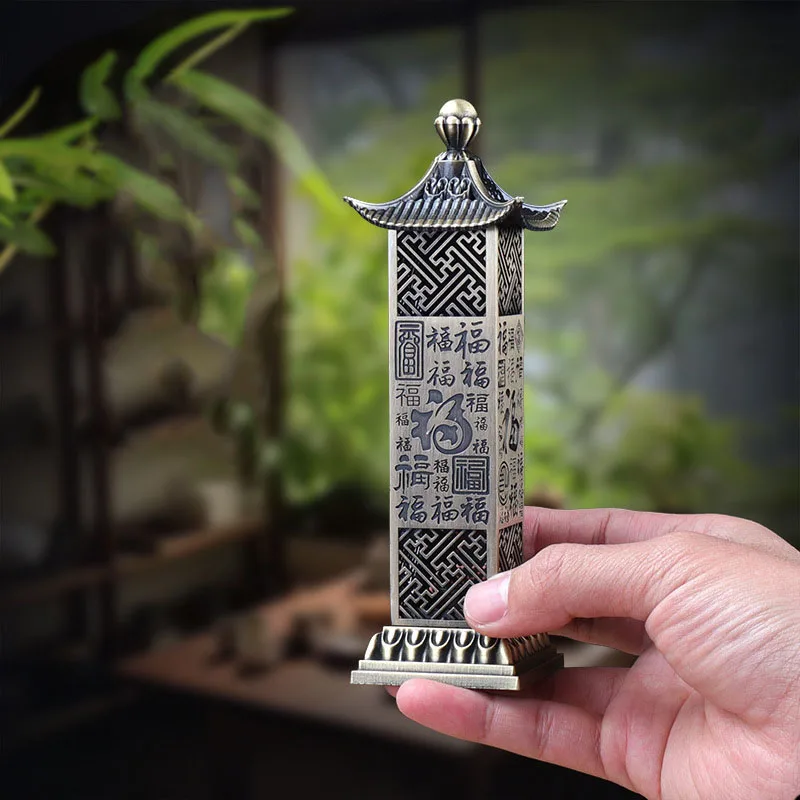 Baifu Vertical Incense Burner Blessing Line Incense Holder Incense Insert Tea Room Sandalwood Ornaments Home Decor