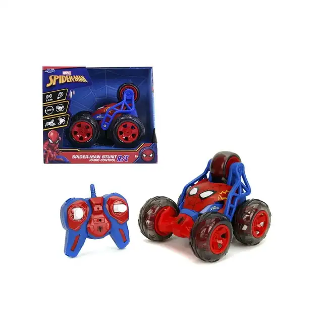 

Jada Coche Marvel Spider-Man RC: Coche de Acrobacias de5 Ruedas
