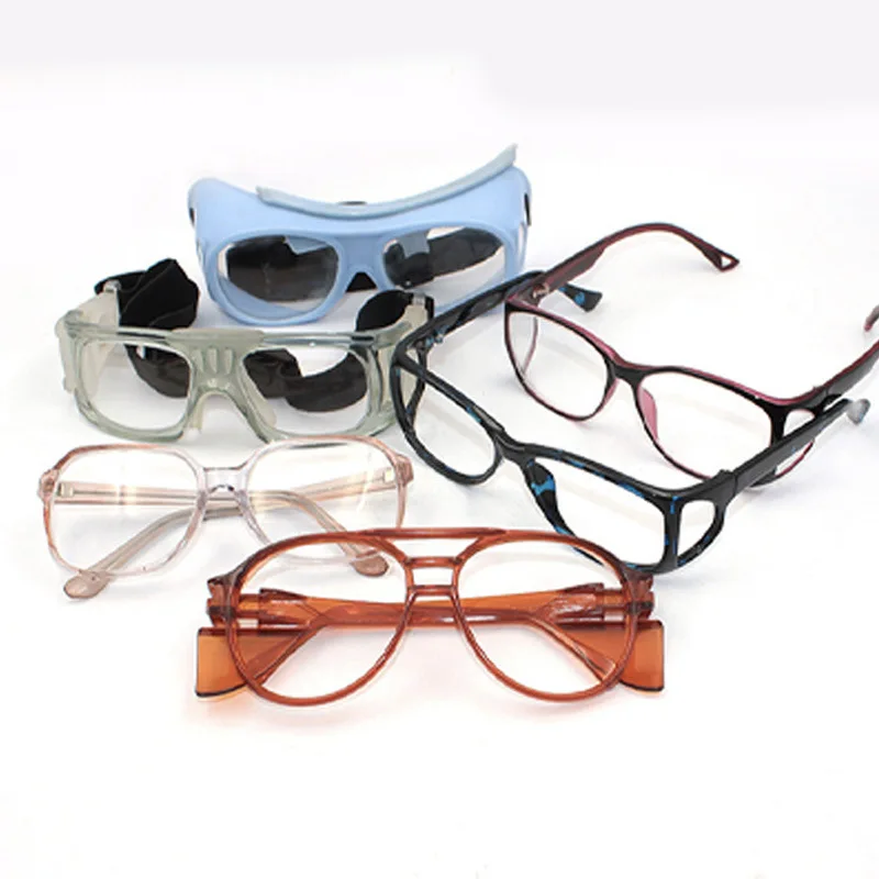 Lead glass lenses, radiation protection, lead glasses, dustproof and sandproof protective glasses