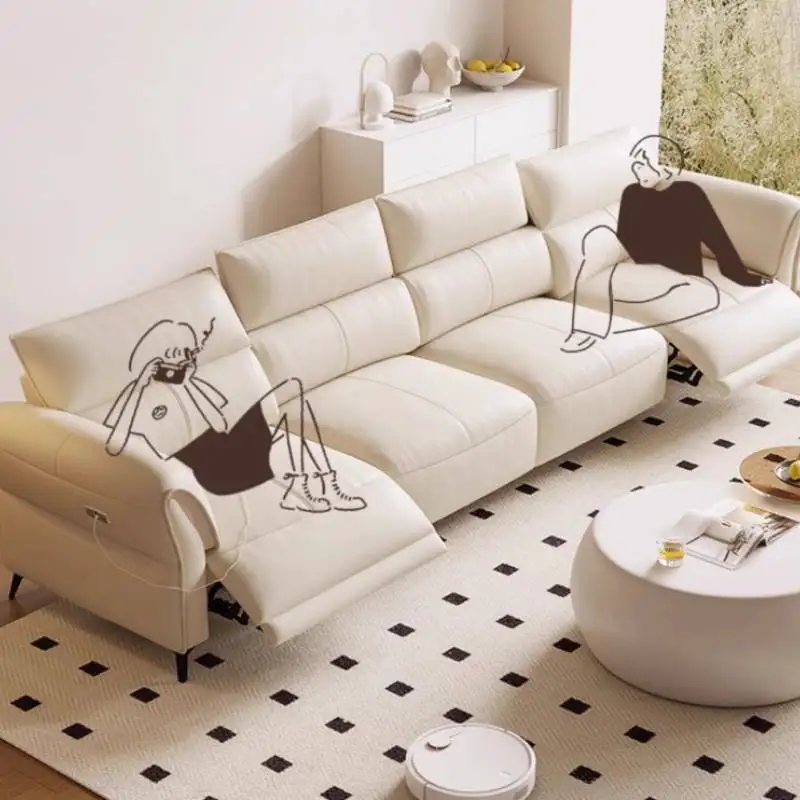 

Electric Beige Living Room Sofas Armrest Design Nordic Luxury Living Room Sofas Salon Lounges Divano Moderno Unique Furniture