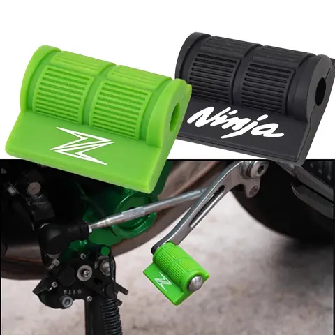 가와사키 닌자 250 400 500 1000 650 R KRT ZX6R ZX10R ER6N Z900 Z650 오토바이 기어 변속 보호 레버 페달 고무 커버