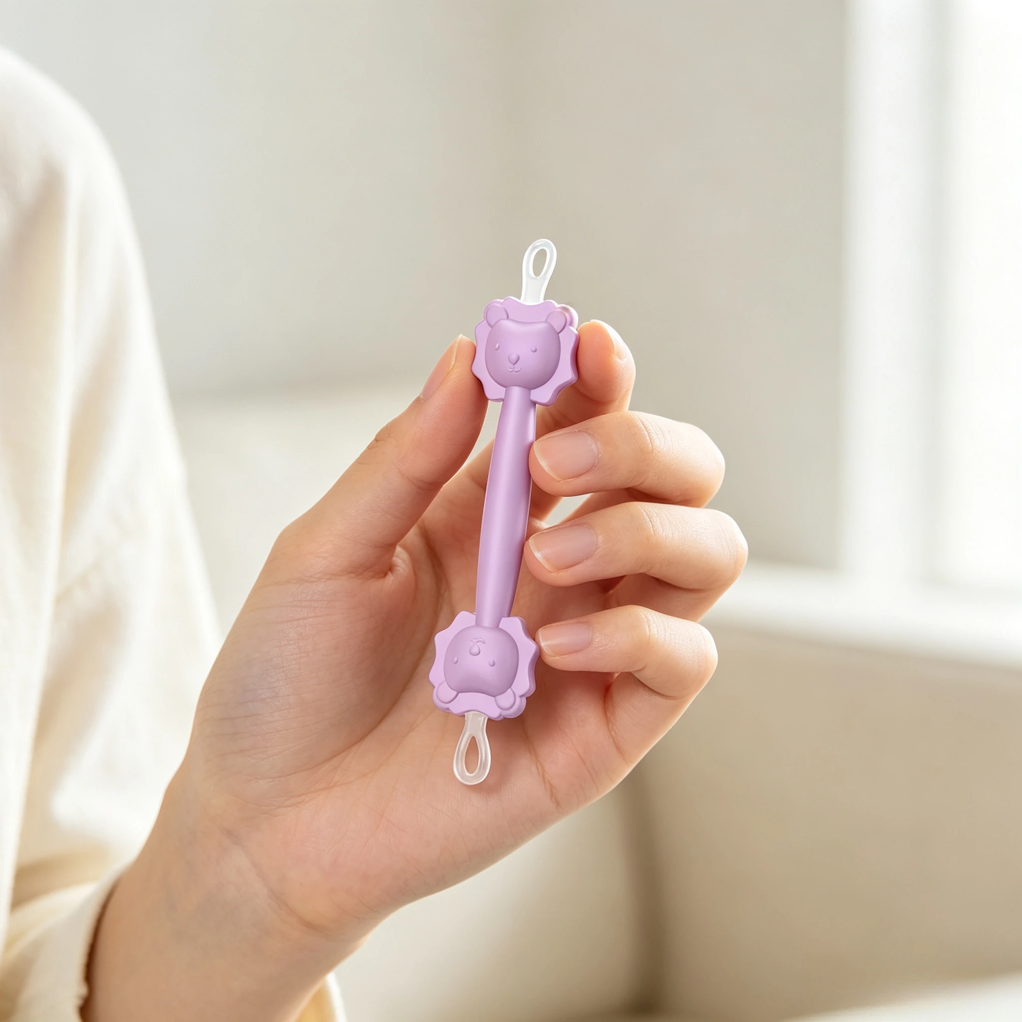 Home Use Ear Nose Cleaner Soft Ear Wax Cleaner Cleaning Tool Baby Ear Cleaner Spoon Double-headed Earwax Clean Tool