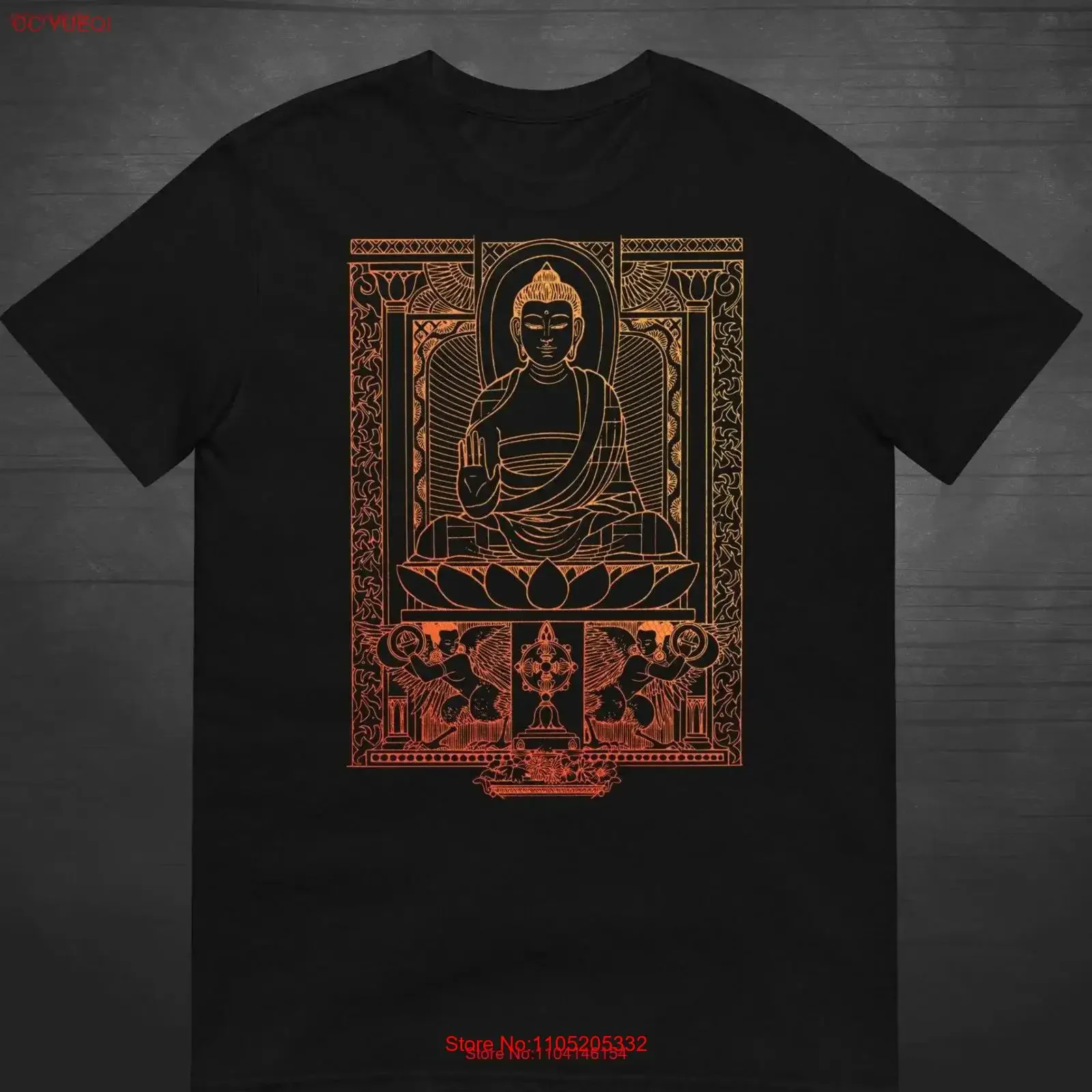 Buddha's Enlightenment T Shirt Spiritual Meditation Yoga Consciousness Om Mani Padme Hum Buddhism vintage Washed