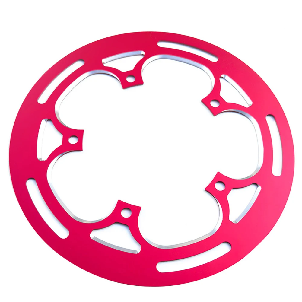 

Single Chainring Protector Aluminum Alloy Guard For Bike Maintenance Bolt Hole Diameter 8mm Compatible With 50T-54T