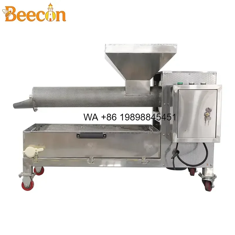 Wmwmnu for Automatic Industrial Motor Driven Stainless Steel Honey Extractor Honey Wax Processing Screw