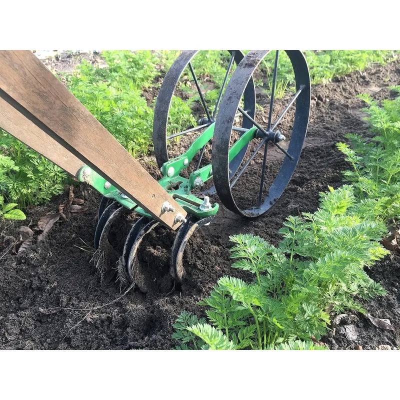 

Double Wheel Hoe | Cultivate, Weed, Plow and Maintain Your Garden!