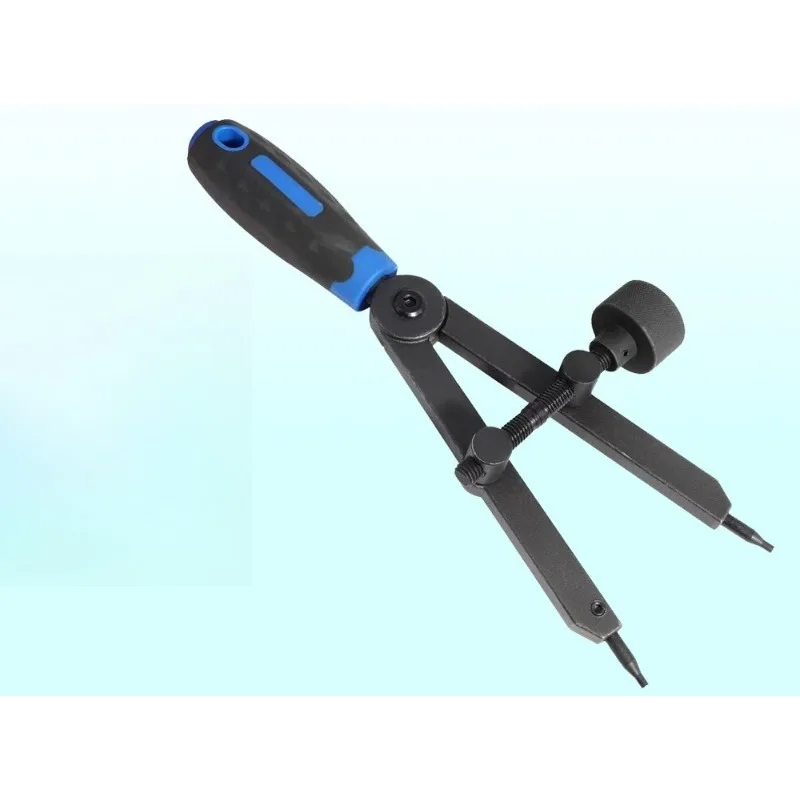 Multifunctional two-in-one spring yellow clasp pliers Industrial grade retaining ring removal expansion pliers