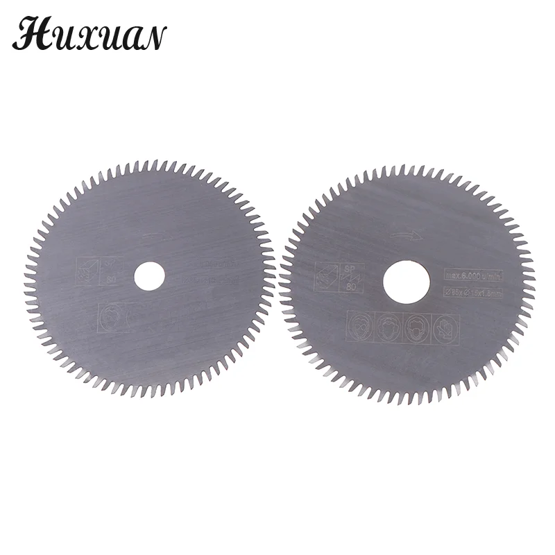 85mm Mini Circular Saw Blade 10/15mm 80T Electric Cutting Disc Wood/Metal Cutting Disc Power Tools Accessories