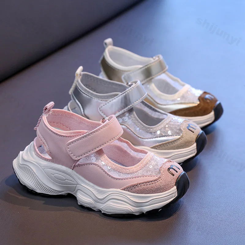 

Summer Girls Sport Sandals Breathable Comfort Outdoor Casual Shoes Soft Mary Jane Fashion Non-slip Sneakers Mesh Kids Shoes