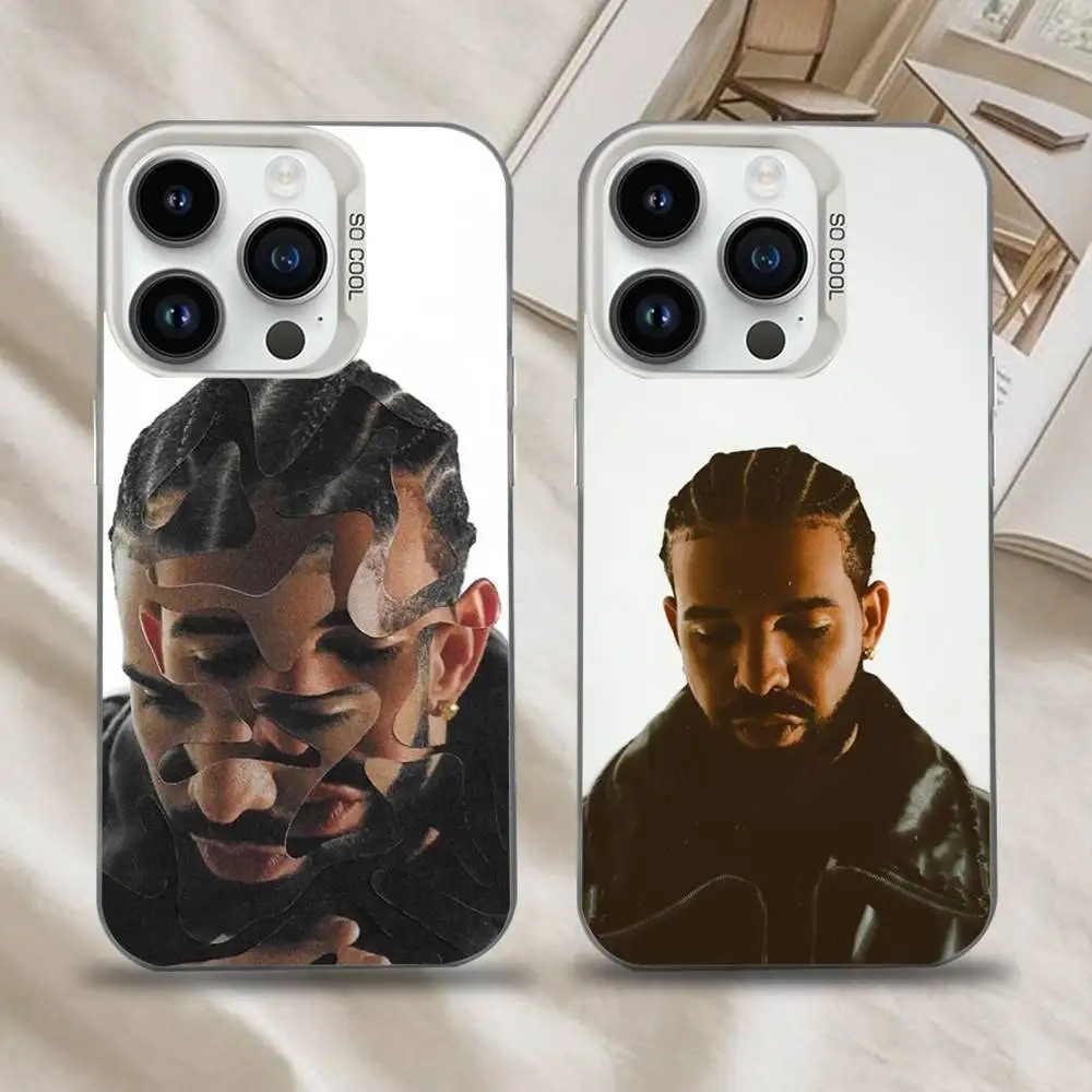 

Rapper D-Drake Phone Case For iPhone 16,15,14,13,12,11,Mini,Pro,SE,MAX White Matte Shockproof Cover