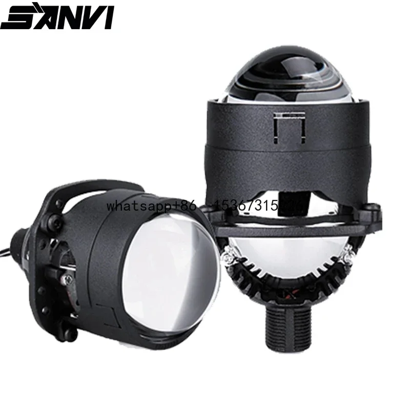 

Sanvi Super Bright 2.5 Inch LED Auto Lights 40W 4500LM H4 Model Automotive Headlamp Universal Fit LED Lighting System Upgrade