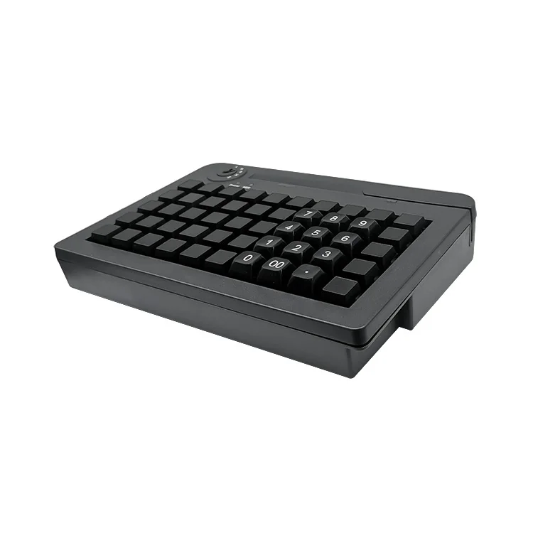 KB50 USB PS2 Programmable POS Keyboard with Triple Tracks Magnetic Card Reader