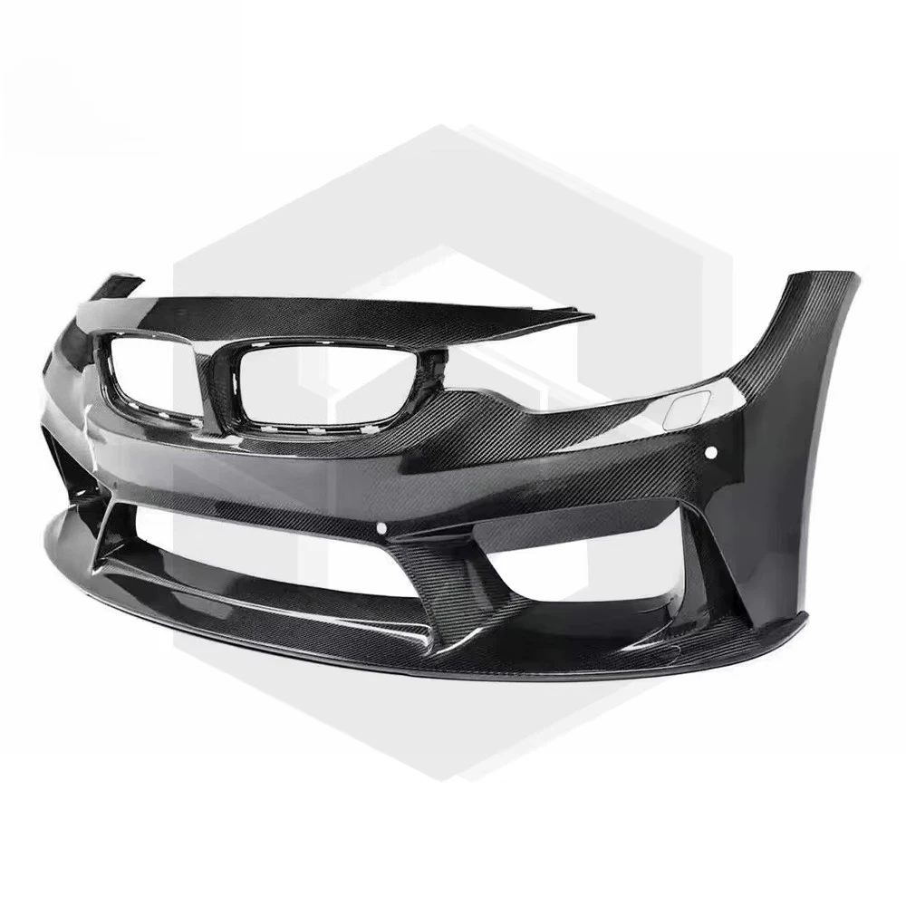 

For BMW M3 F80 M4 F82 F83 2014+ 3D Type Real Carbon Fiber Front Bumper