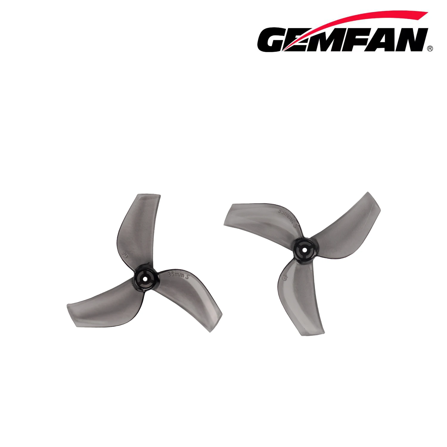 12Pairs(12CW+12CCW) Gemfan 35mmS-3 35mm 3-Blade Propeller 1mm Hole