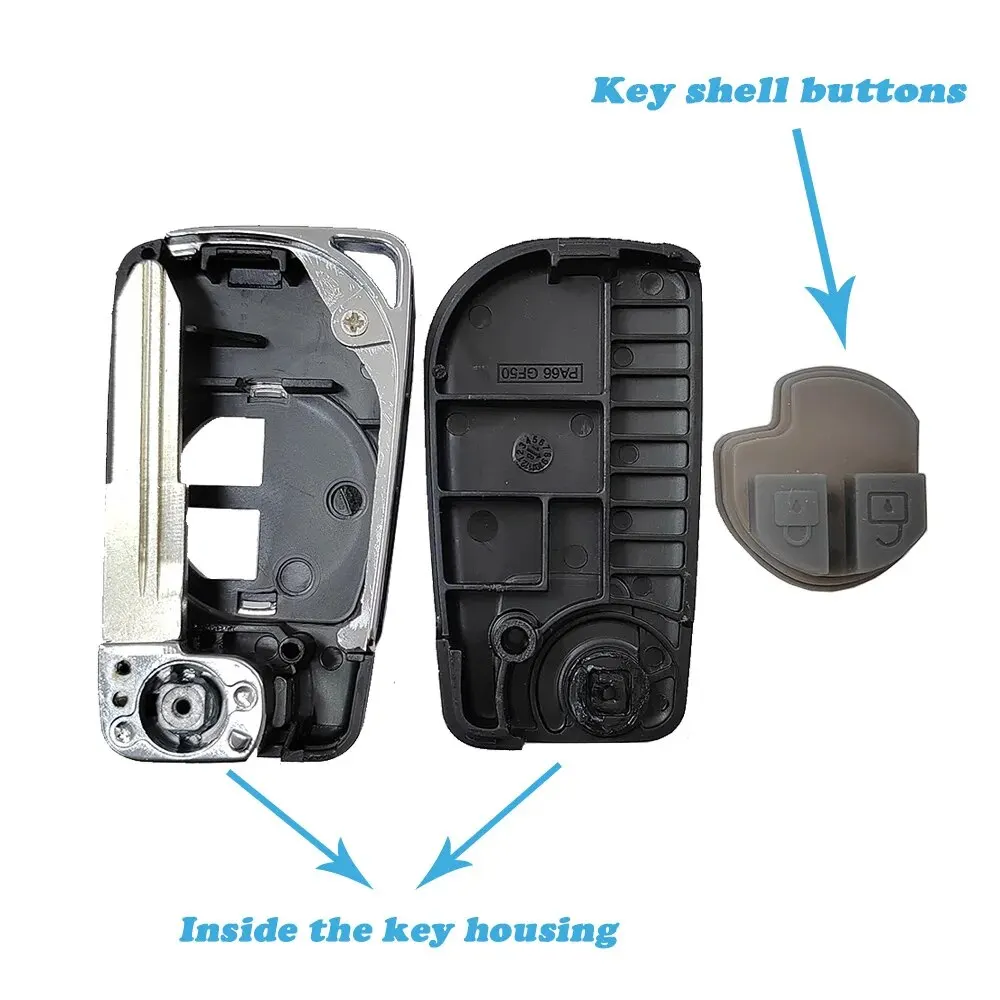 2 przyciski do Suzuki Swift SX4 składane obudowa pilota z kluczykiem samochodowym HU133R Blade etui na klucz składany