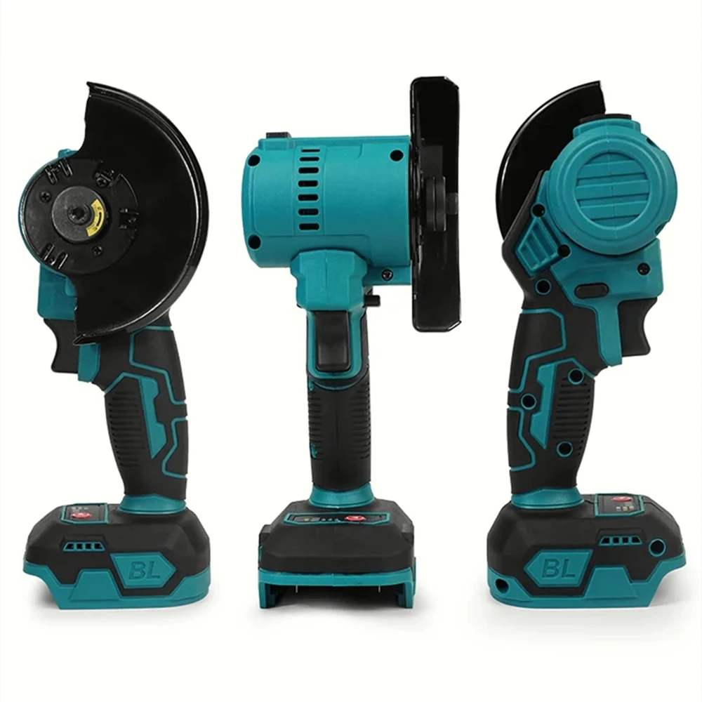 18V Mini Brushless Angle Grinder M10 Electric Polishing Grinding Machine Cordless Power Tool NO Battery for Makita Battery