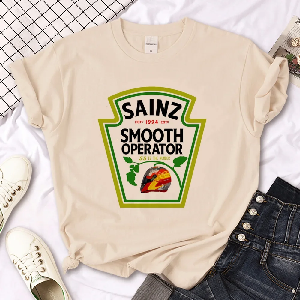 Carlos Sainz Graphic T Shirts  Shirts for Women  Oversized T Shirt  Oversized T Shirt