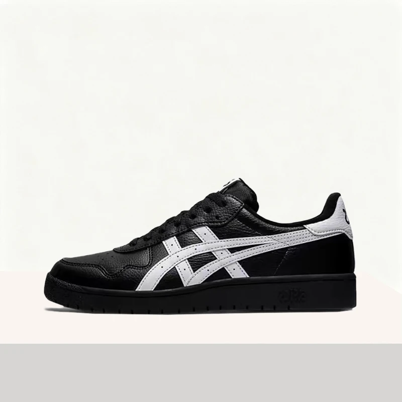 ASICS JAPAN Unisex Black/White Low-Top Sneakers  Comfortable, Versatile, Durable & Stylish Everyday Wear 1203A033-001