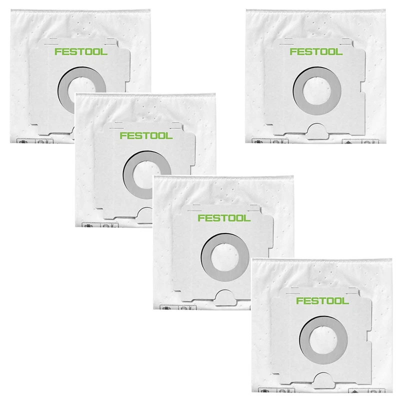 FESTOOL Self Cleaning Dust Bag SC-FIS-CT 26/5 38/5 48/5 HEPA Polar Fleece Vacuum Filter Bag 496186 496187 497539 5PCS