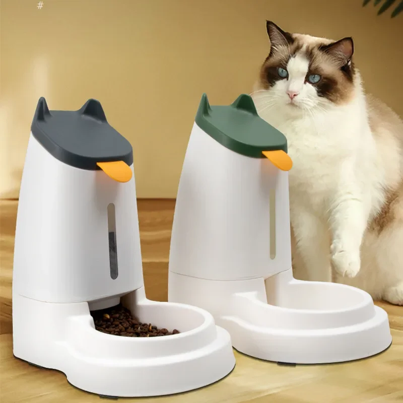 Pet Feeder New Product Cat Automatic Water Dispenser Large-capacity Grain Storage Bucket Dog Basin Water Bowl Pet Food Utensils