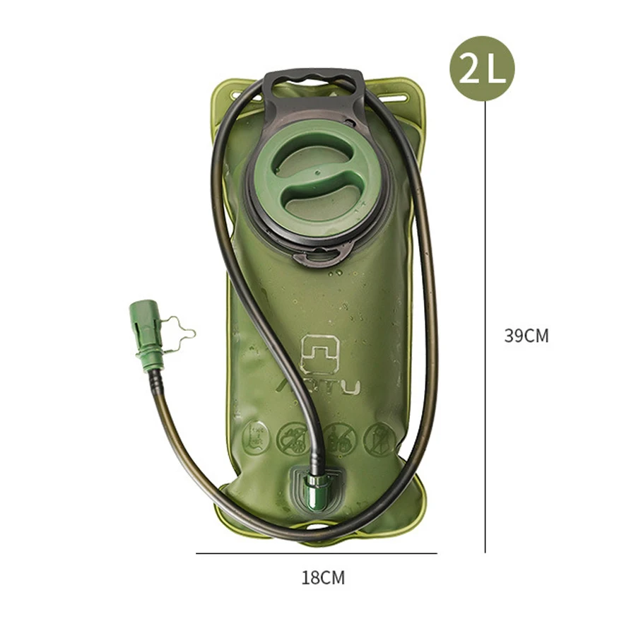 مثانة مائية متينة للمشي لمسافات طويلة على ظهره، للمغامرات الخارجية، وأساسيات الترطيب، وتصميم مدمج خفيف الوزن