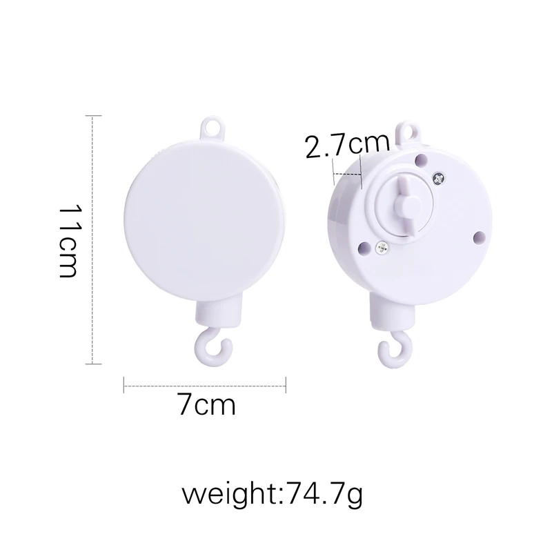 Baby Rattle Toys 0-12 Months Felt Wooden Mobile Newborn Music Box Crochet Bed Bell Plush Hanging Toys Holder Arm Bracket Gifts