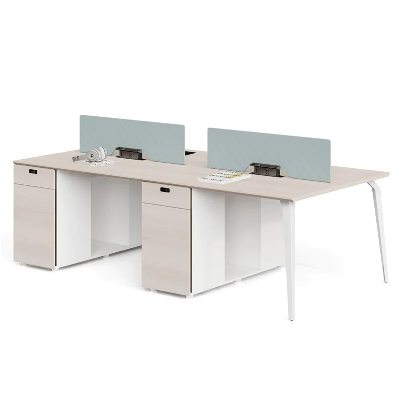 

Офисная мебель для персонала, офисный стол, стул, перегородка, комбинация шкафа, простой современный офисный персонал, будка для двух или четырех человек