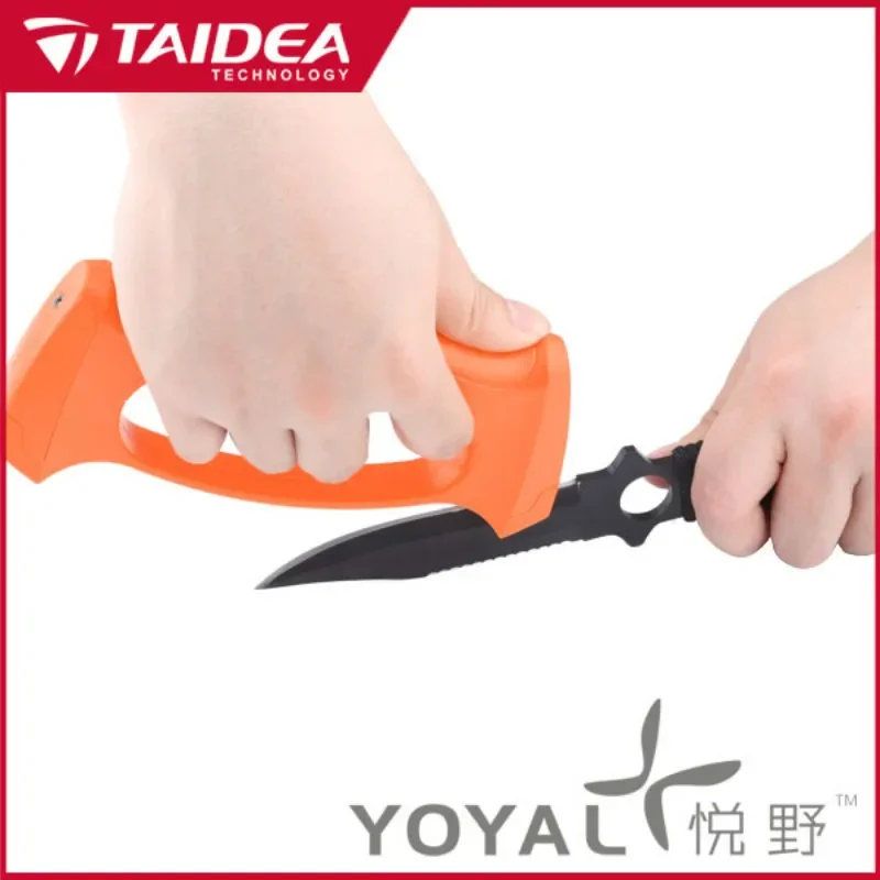 Knife Manual Sharpener Scissors Grinder Secure for Professional Garden Outdoor Pocket Knives Equipment