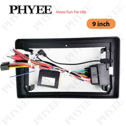Dashboard Panel Frame for Audi A3 8P 2008 to 2012, Radio Wiring Harness Adapter, CAN Bus Decoder, for 2DIN 9
