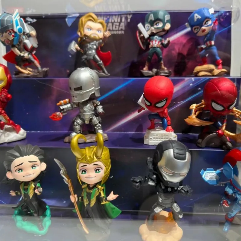 Marvel Infinity Saga Series Blind Box Toys Anime Figures Iron Man War Machine Captain America Decoration Model Gifts Toy