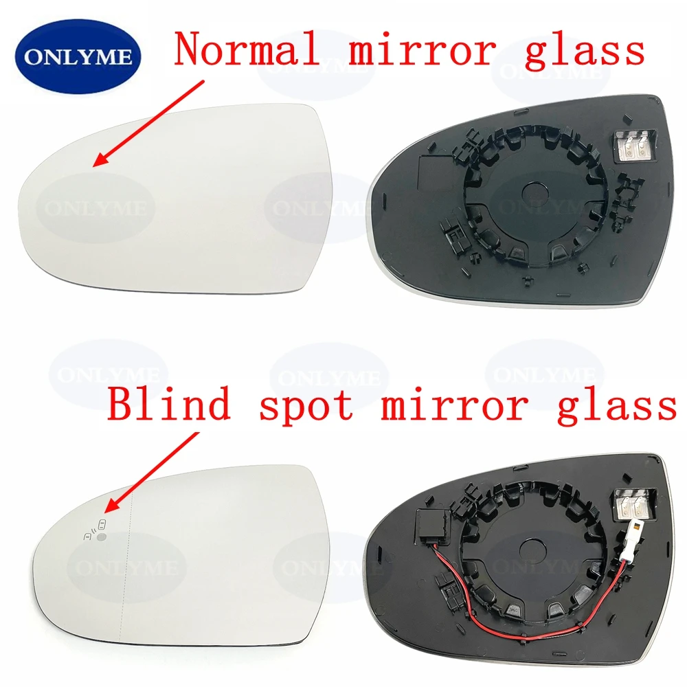 Car Convex Heated Mirror Glass With Blind Spot For Hyundai Tucson 2015 2016 2017 2018 2019 2020