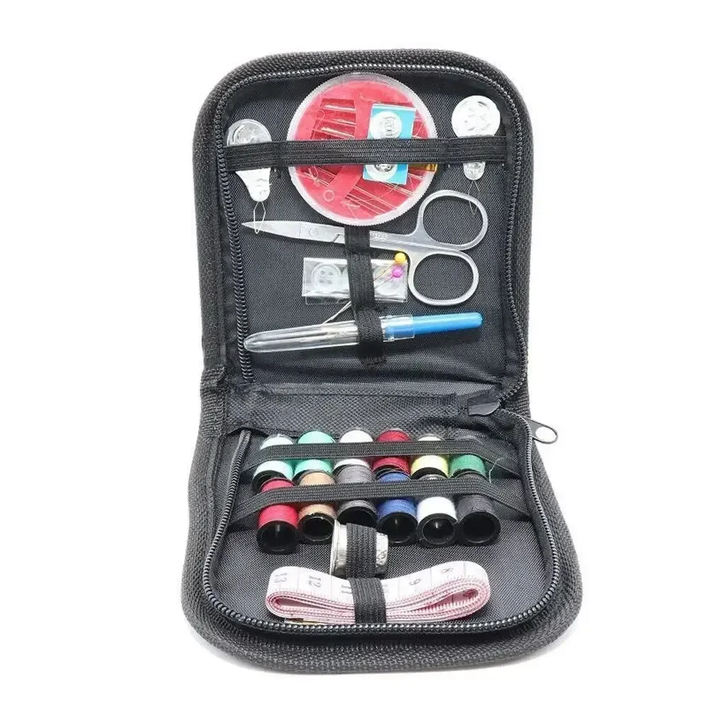 12 Needle Portable Mini Travel Household Sewing Box Set Sewing Kit Storage Bags Sundries Organizer Home Tools Yarn needles Aguja