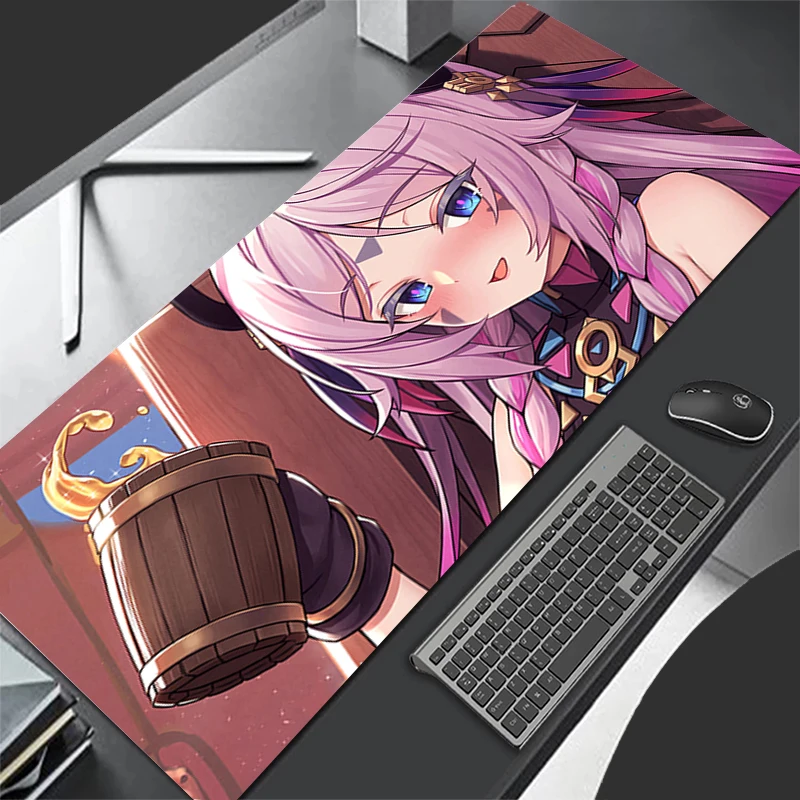 Tapis de souris accessoires de jeu d'ordinateur g-genshin Impact Citlali tapis de clavier bureau PC tapis de souris en caoutchouc décoration tapis de souris de bureau