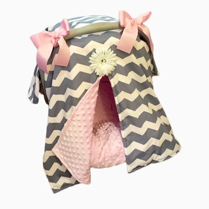 Baby Car Seat Sun Protector Canopy Thick Warm Basket Cover For Winter 3 in 1 Stroller Set Accessory