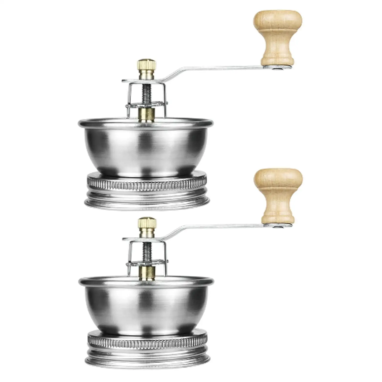 

Coffee Grinder Lid for Jars Portable Coffee Mill for Home Camping Picnic