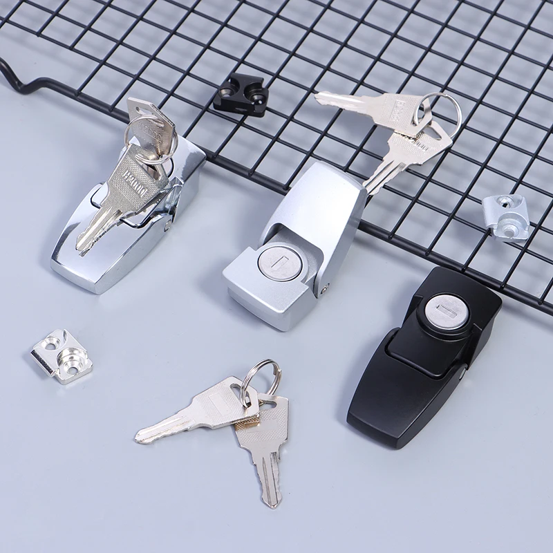 Dk604 Buckle Lock Stainless Steel Cabinet Latch Drawer Security Toggle Lock With Two Keys