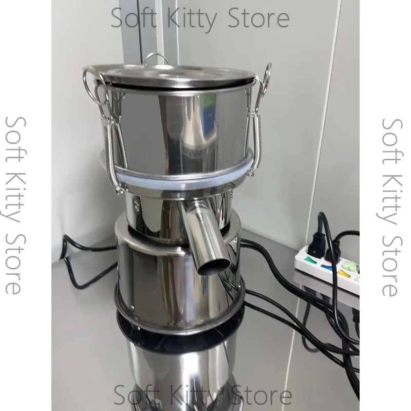220V Mini Electric Vibrating Screen Powder Vibrating Sieving Machine Lab Sieve Shaker with 20CM Diameter Stainless Steel Sieve