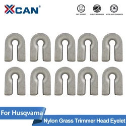 XCAN 10pcs Nylon Grass Trimmer Head Eyelet Lawn Mower Head Eyelet For Husqvarna T35 T25 Brush Cutter Spare Parts Garden Tools