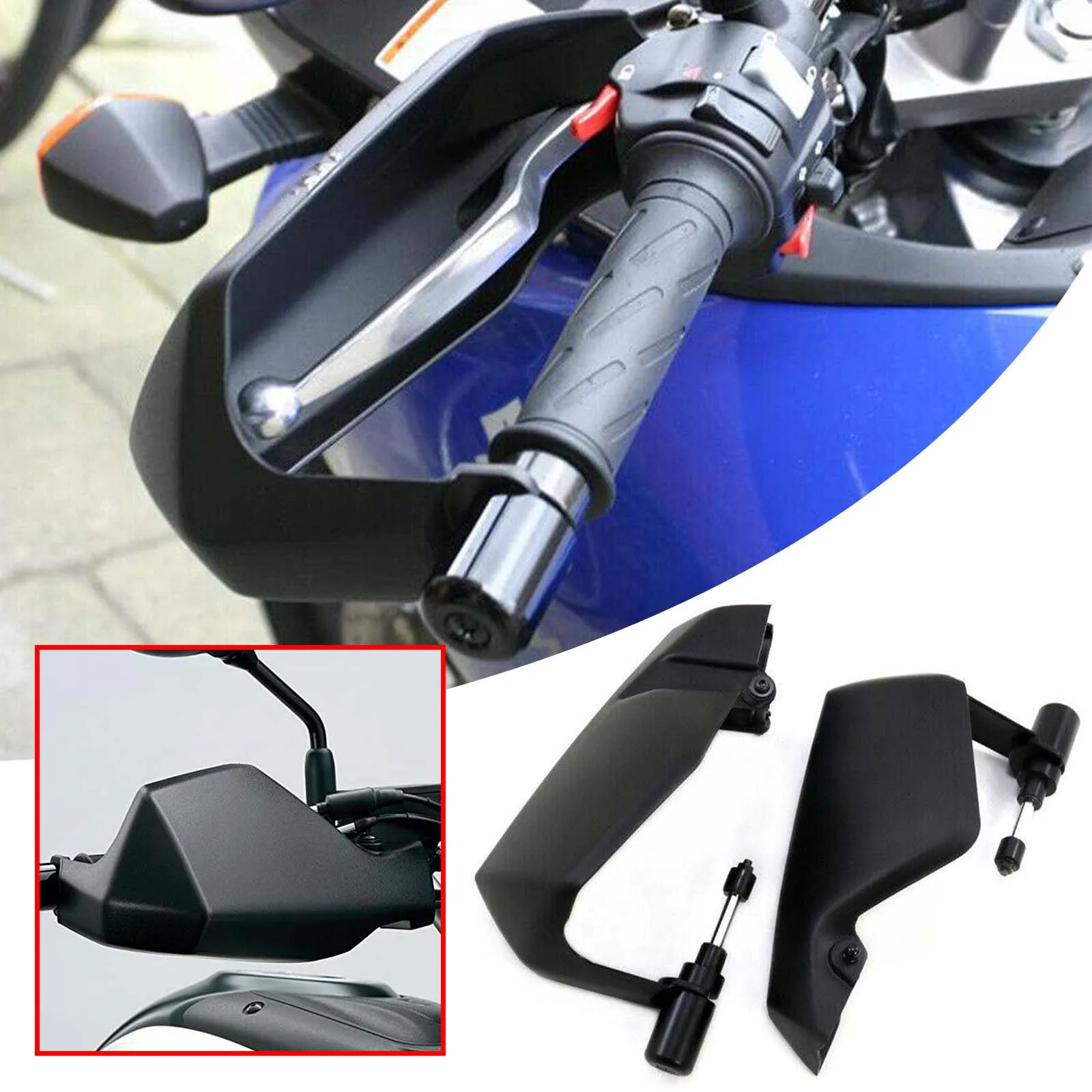 2 Pcs/Set Motorcycle Hand Guard Handguard Handlebar Shield Protector Motorcycle Accessories For SUZUKI DL650 V-Strom 2004-2021