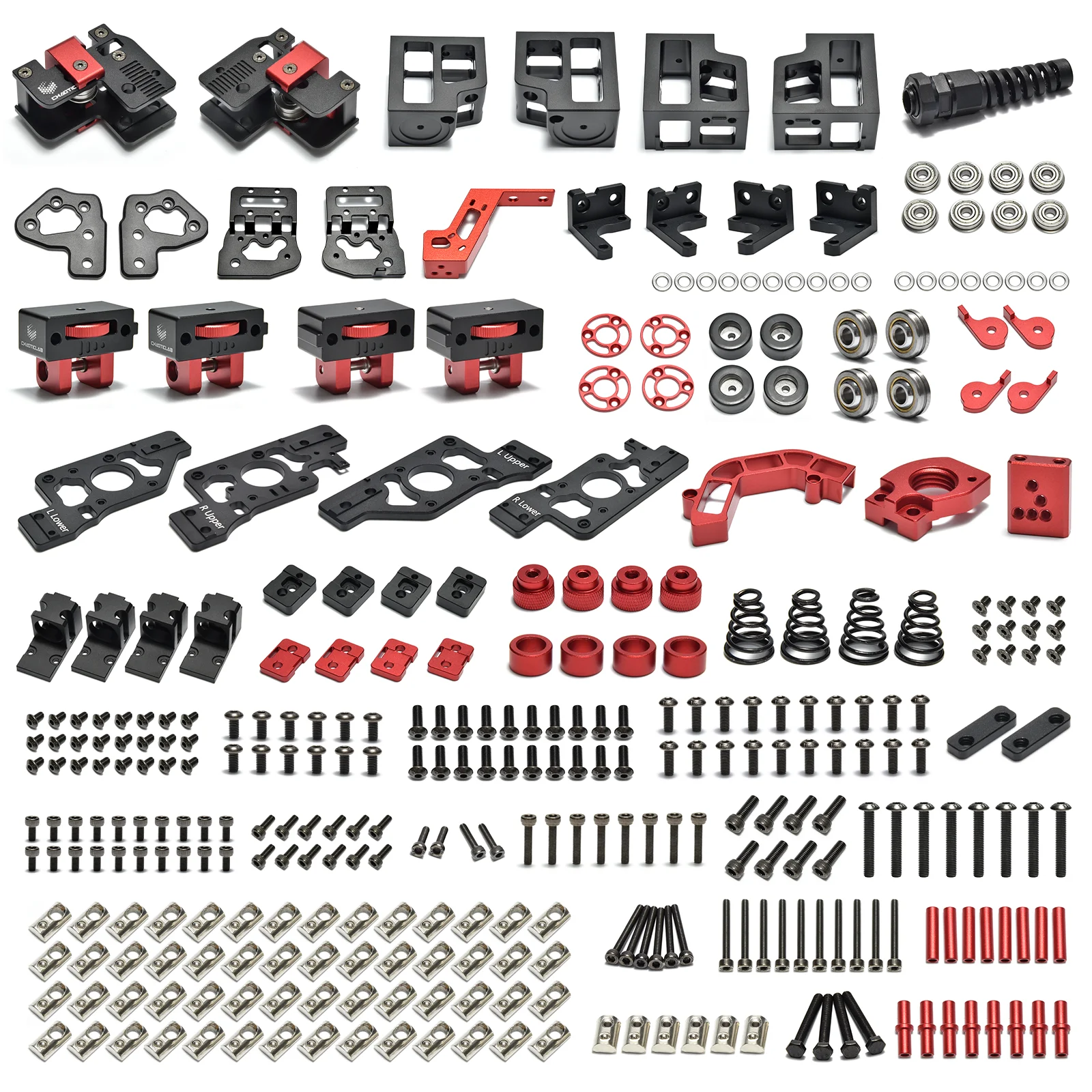 Chaoticlab Voron 2.4 CNC Parts Kit Full Upgrade Aluminum Alloy Frame CNC Kit for 3D Printer All Metal Full Parts DIY 3D Printer