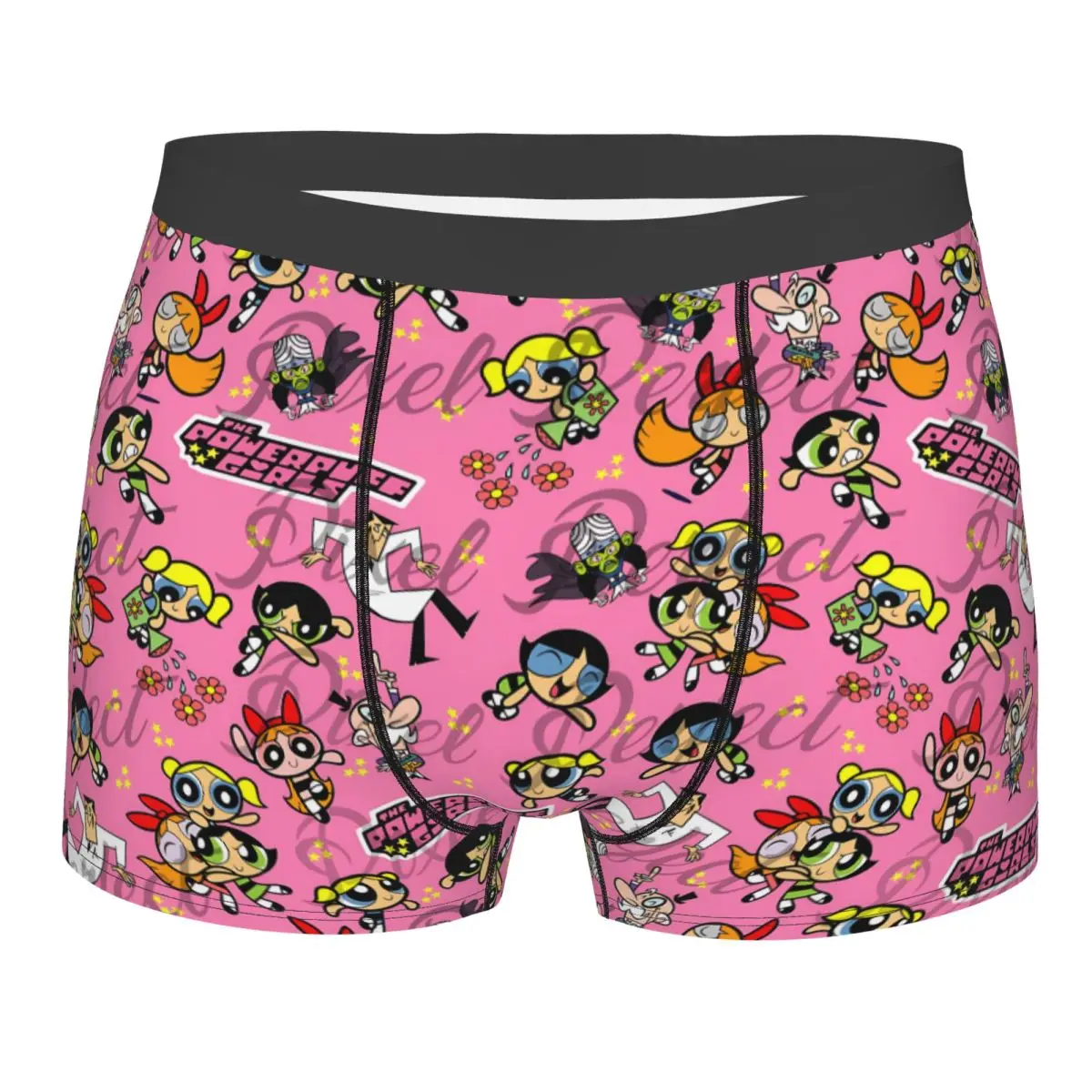 

Custom Powerpuff Girls Cartoon Animation Underwear Men Stretch Boxer Briefs