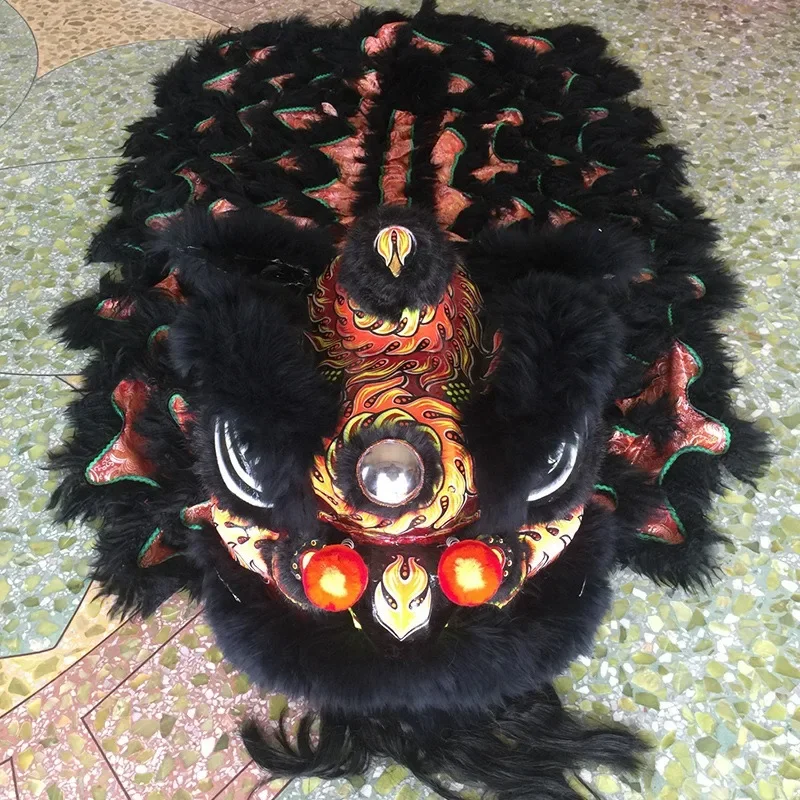 Black Lion Dance Awakening Lion Southern Celebration Performance Competition Event Performance Props